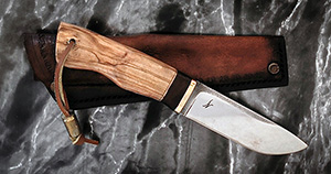 JN Coltello Bushcraft fatto a mano B3b